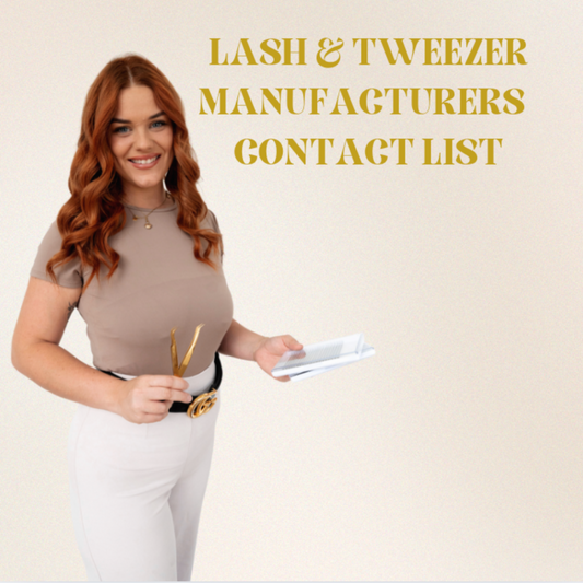 Lash & Tweezer Manufacturers Contact List